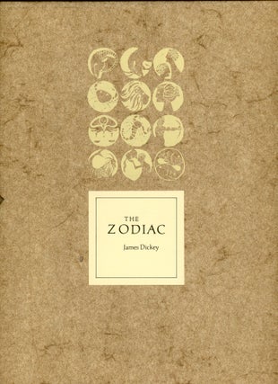 Item #1271 The Zodiac. James DICKEY