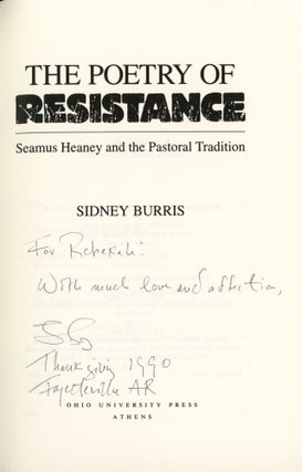 The Poetry of Resistance: Seamus Heaney and the Pastoral Tradition