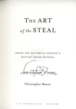 The Art of the Steal: Inside the Sotheby's–Christie's Auction House Scandal