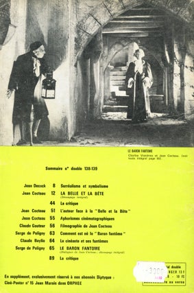 L'Avant Scène du Cinéma–Numéro spécial: Jean Cocteau (Mensuel No. 138/139 July–September, 1973)