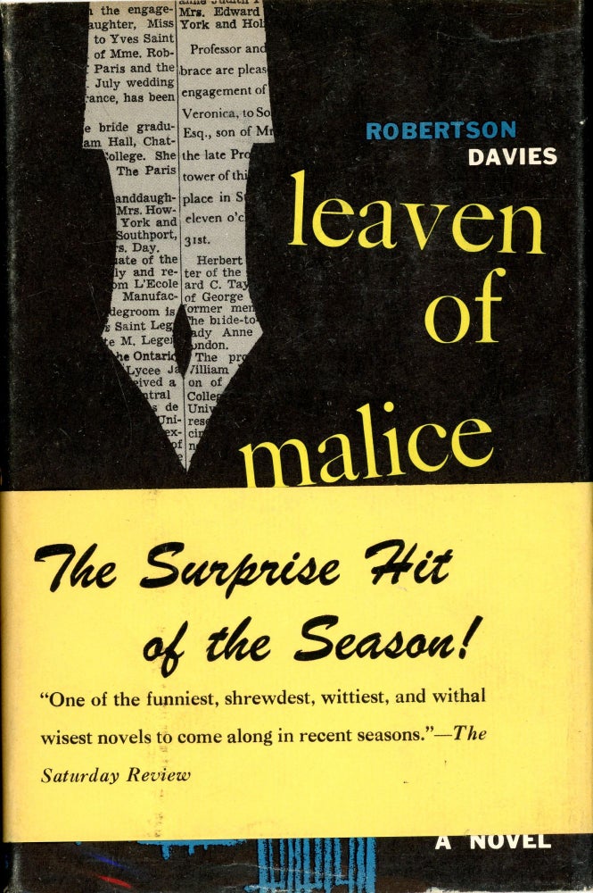 Item #2399 Leaven of Malice. Robertson DAVIES.