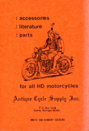 Harley-Davidson Rider's Hand Book: 61 and 74 Overhead Valve Twin Models