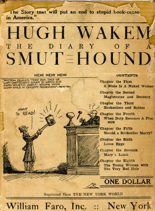 Item #3254 The Diary of a Smut Hound. Hugh WAKEM