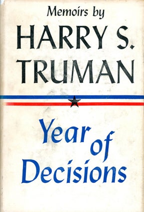 Item #3257 Memoirs by Harry S. Truman [Two Volume Set]. Harry S. TRUMAN