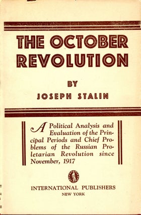Item #3610 The October Revolution. Joseph STALIN