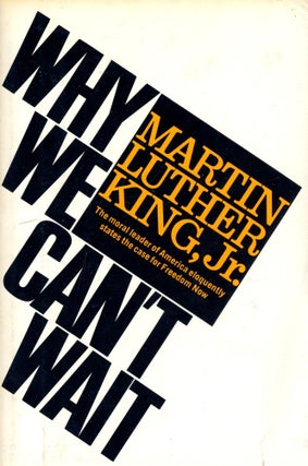 Item #3819 Why We Can't Wait. Martin Luther KING Jr
