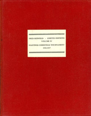 Item #3974 Book of the Hastings Christmas Tournament 1936–1937 (Limited Editions–Volume IV)....