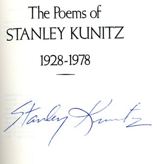 The Poems of Stanley Kunitz 1928–1978