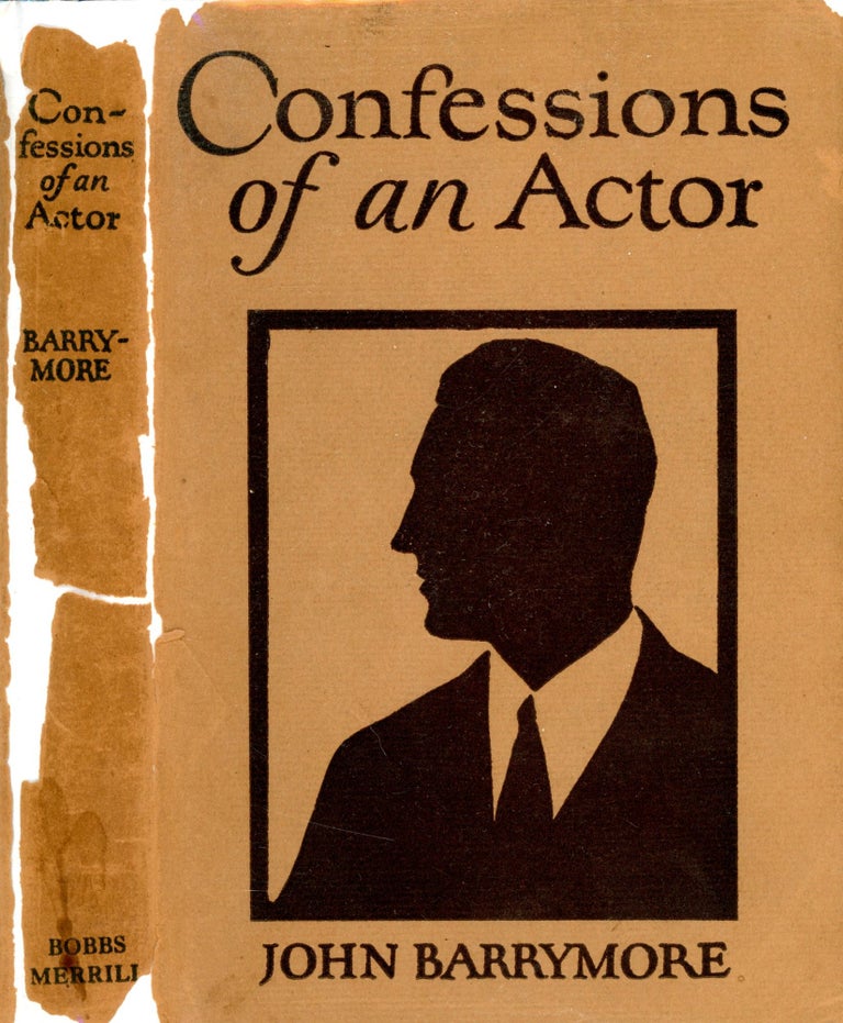 Item #4501 Confessions of an Actor. John BARRYMORE.