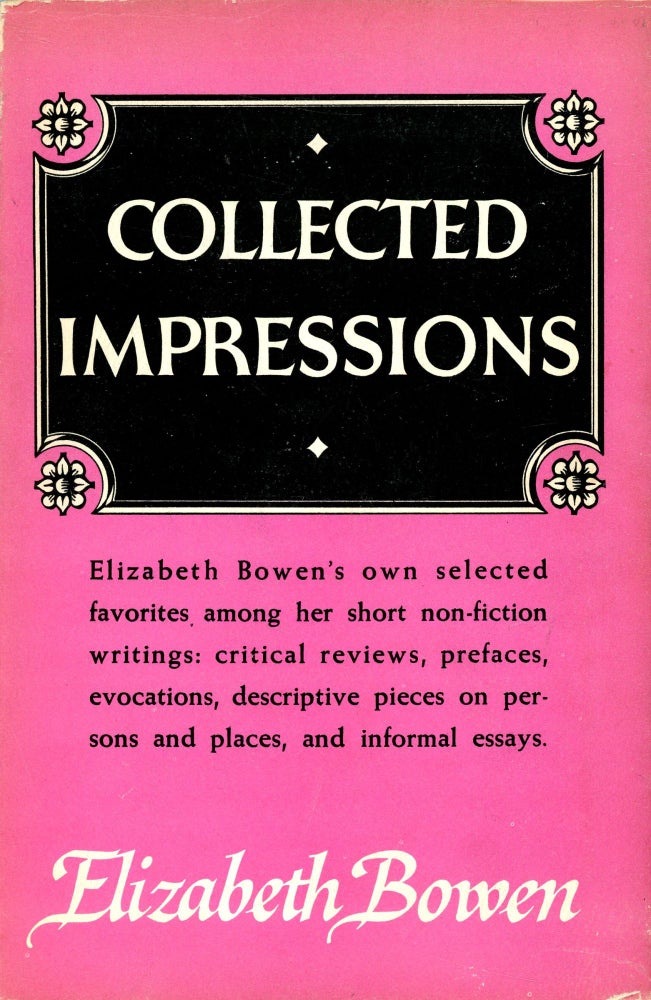 Item #4793 Collected Impressions. Elizabeth BOWEN.