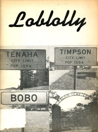 Item #4836 Loblolly Vol. V, No. 2--Fall 1977. Marvin JORDAN