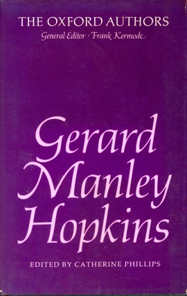 Item #4921 Gerard Manley Hopkins. Catherine PHILLIPS