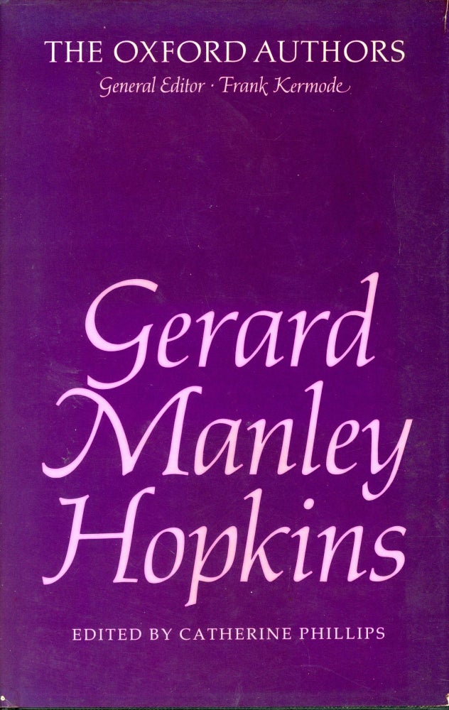 Item #4921 Gerard Manley Hopkins. Catherine PHILLIPS.