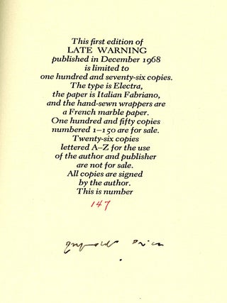 Late Warning