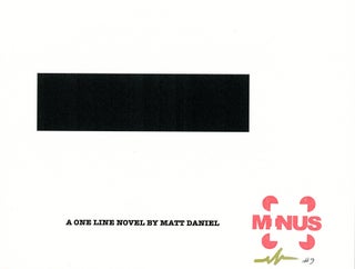 Minus: A One Line Novel