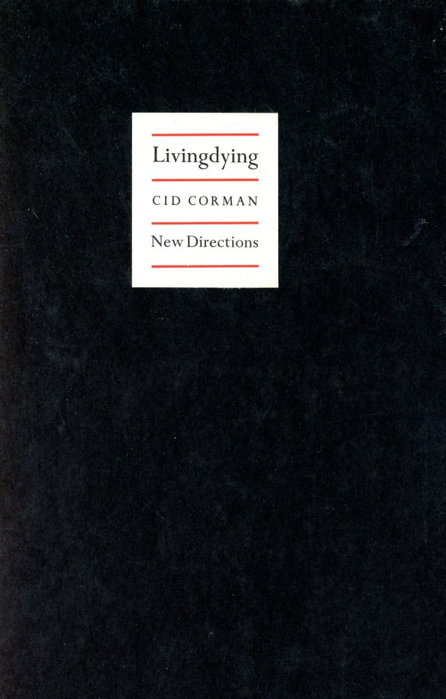 Item #5363 Livingdying. Cid CORMAN.
