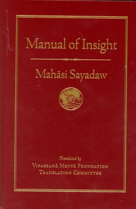 Item #5523 Manual of Insight. Mahasi SAYADAW