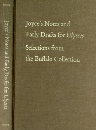 Item #5595 Joyce's Notes and Early Drafts for Ulysses: Selections from the Buffalo Collection....