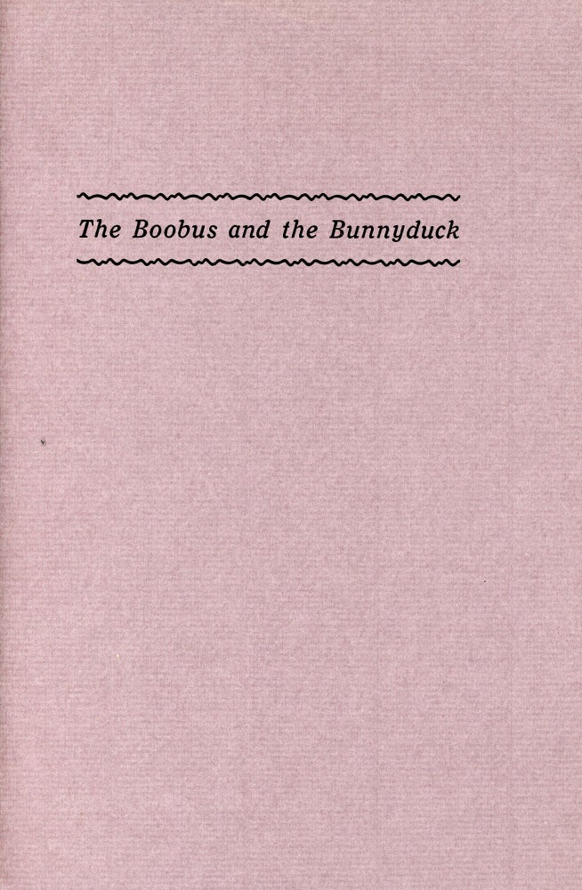Item #5867 A Companion to The Boobus and the Bunnyduck. Michael McCLURE.