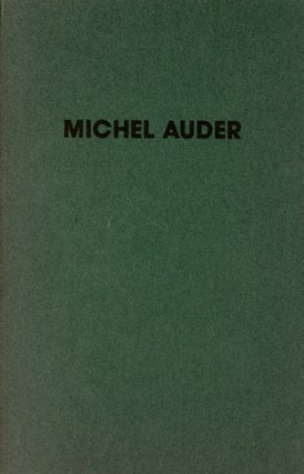 Item #6134 Selected Video Works 1970–1991. Michel AUDER, foreword Jonas Mekas