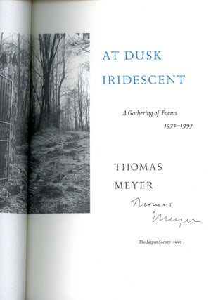 At Dusk Iridescent: A Gathering of Poems 1972–1997