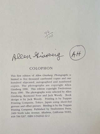 Allen Ginsberg: Photographs