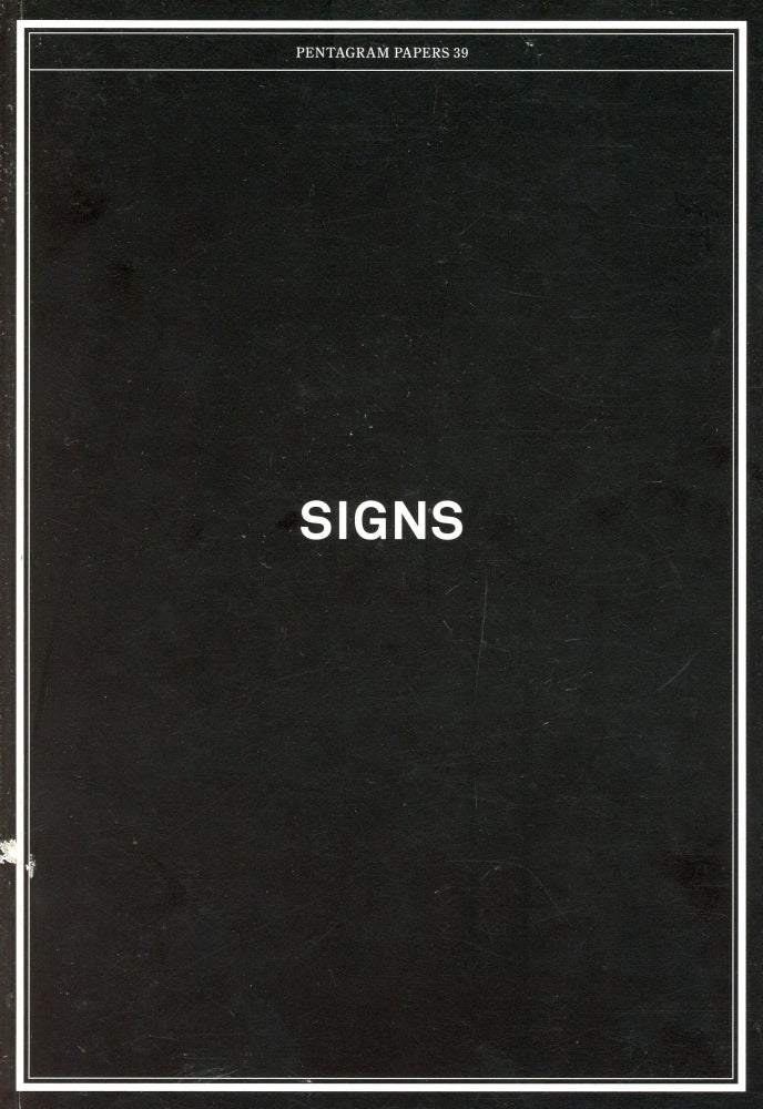 Item #739 Signs: Pentagram Papers No.39. Michael O'BRIEN, Portraits, Sign Photography Randal Ford, Foreword Joe Ely.