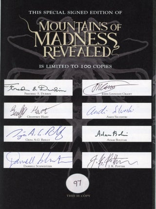 Mountains of Madness Revealed (Signed by Contributors)