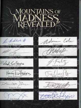 Mountains of Madness Revealed (Signed by Contributors)