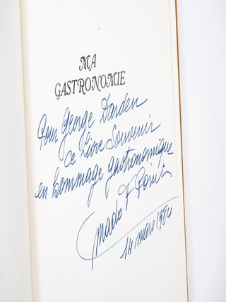 Ma Gastronomie: Introduction et Presentation de Felix Benoit. Neuf Compostions de Dunoyer de Segonzac.