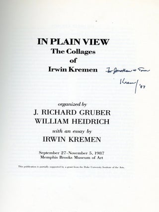 In Plain View: The Collages of Irwin Kremen