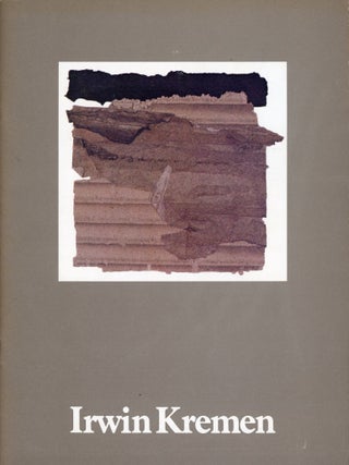 Item #7886 Works and Ways: Irwin Kremen. Iwin KREMEN