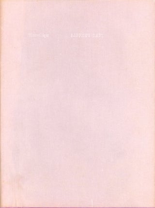 Item #8340 Sappho's Raft (Le rideau de la Mytilenienne). Thomas MEYER