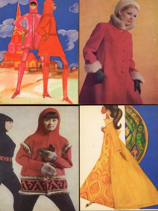 MODA-67 Set of 12 Soviet Fashion Postcards