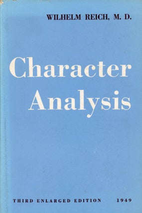 Item #8602 Character Analysis. Wilhelm REICH
