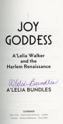 Joy Goddess: A'Lelia Walker and the Harlem Renaissance