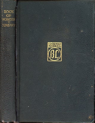 Item #8726 The Book of Wonder. LORD DUNSANY