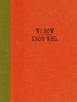 We Now Know Who: McSweeney's Number 6. Dave EGGERS.