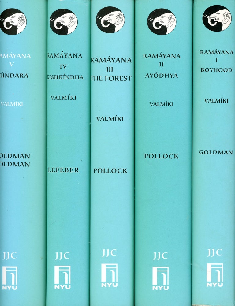 The Ramayana Five Volume Set | VALMIKI | Clay Sanskrit Library Edition