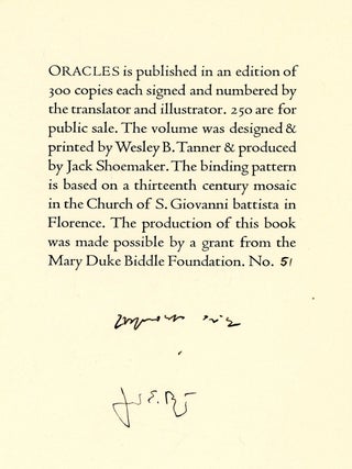 Oracles: Six Versions from the Bible