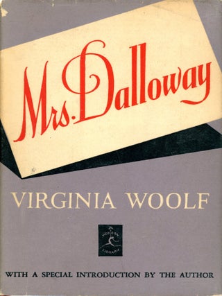 Item #9178 Mrs. Dalloway. Virginia WOOLF