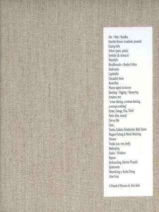 Item #9342 A Pound of Pictures. Alec SOTH