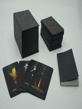 Item #9427 TrueBlack Tarot Deck and Guidebook. Arthur WANG