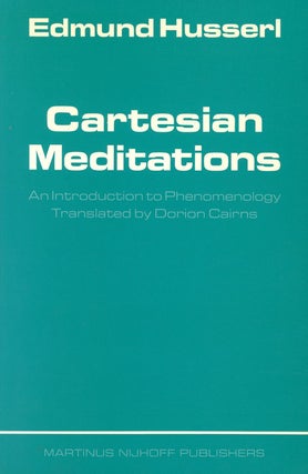 Item #9436 Cartesian Meditations: An Introduction to Phenomenology. Edmund HUSSERL