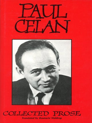 Item #9602 Collected Prose. Paul CELAN