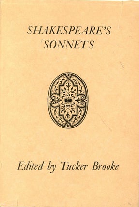 Item #9603 Shakespeare's Sonnets. Tucker BROOKE