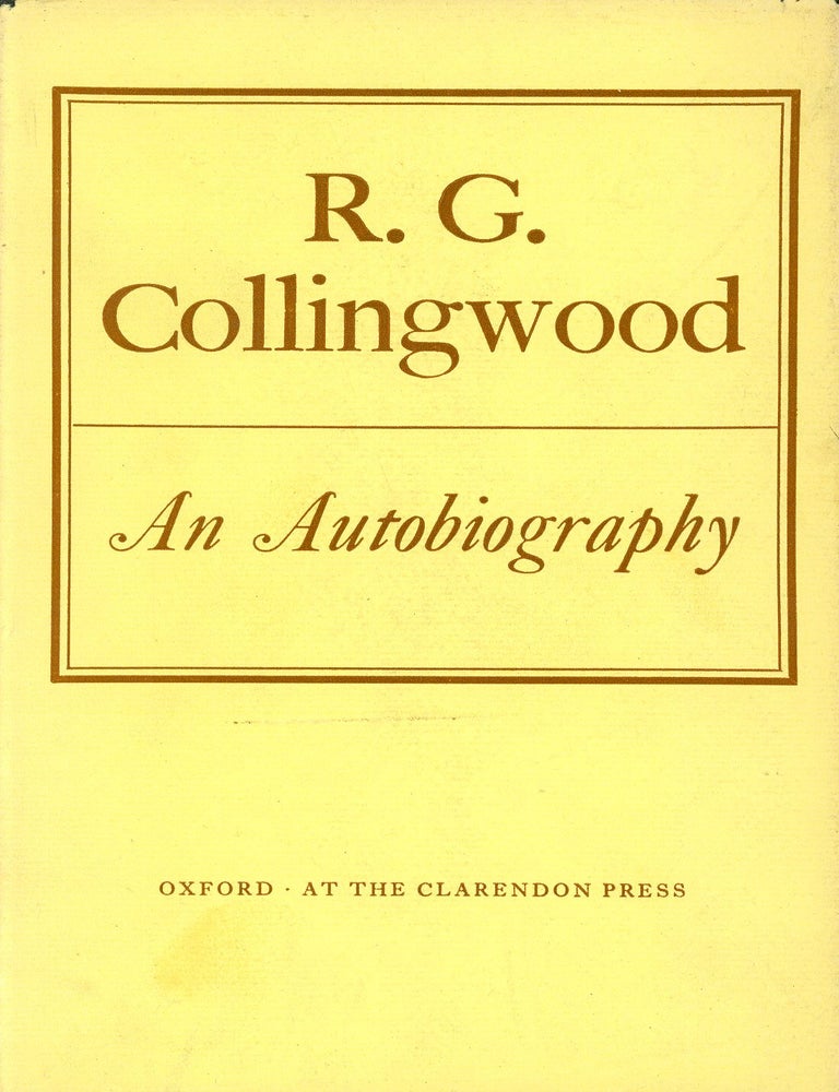 Item #9635 An Autobiography. R. G COLLINGWOOD.