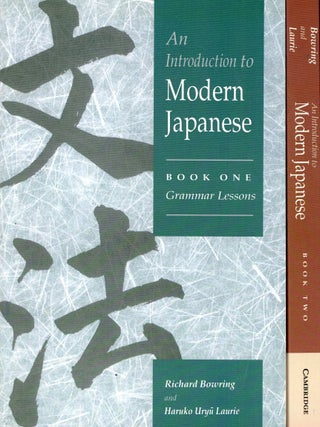 An Introduction to Modern Japanese [Two Volume Set. Richard BOWRING, Haruko Uryu.
