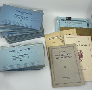 Item #9842 Lot of 106 Rosicrucian Order Master Monograph Newsletters & Lectures, and related...
