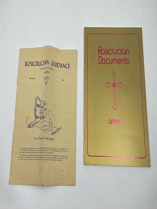 Lot of 106 Rosicrucian Order Master Monograph Newsletters & Lectures, and related ephemera